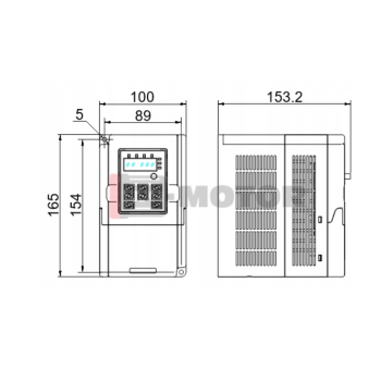 Falownik skalarny jednofazowy GD10-1R5G-S2-B 1,5kW 1x230V